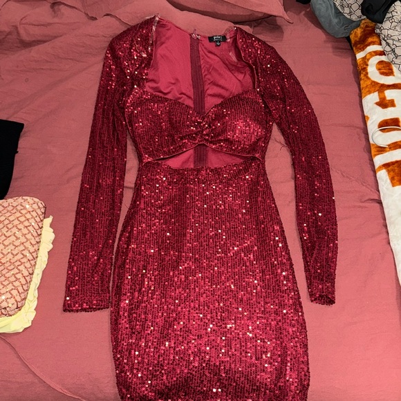 Red Glitter Dress - Picture 1 of 1